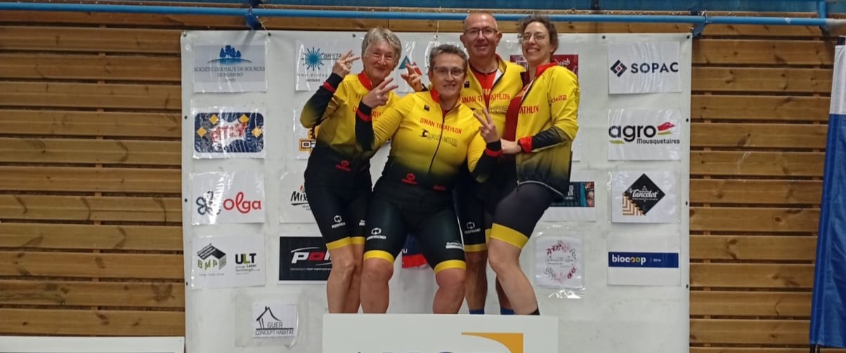 Podium - Triathlon Coetquidan - avril 2026