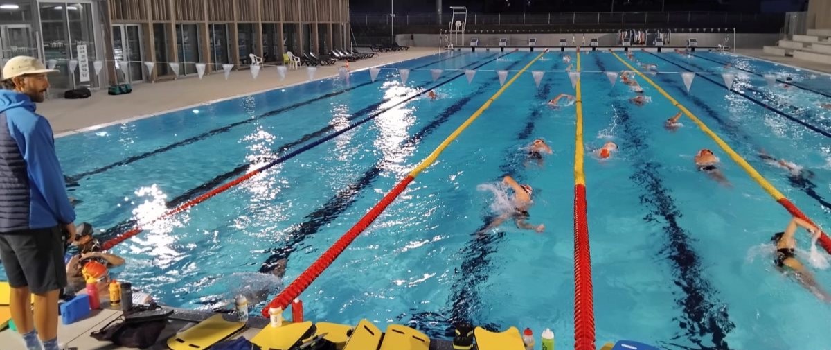 reprise des entrainements à la piscine - septembre 2026